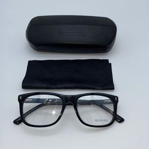 Diesel 5157 Black w/Distressed Denim Accent on Temples Unisex Frame